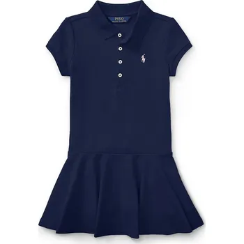 Dámské šaty Dívčí šaty Polo Ralph Lauren tmavomodrá barva, mini, 312624740001 59X, vel. 88-93