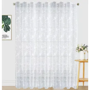 Záclona Záclony bílé MK98.05 Velikost: 160 x 300 cm