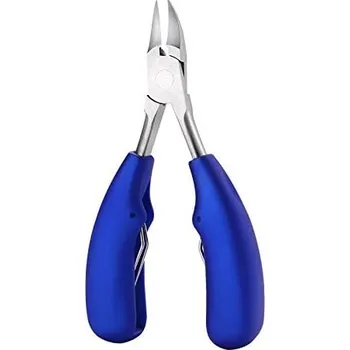 Kleště na nehty VIVIDIA kleštičky na nehty nerezová ocel modré 13x5cm