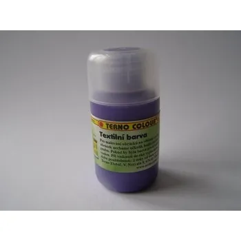 Speciální výtvarná barva Barva na textil 20 g - odstín č.45 - tmavě šeříková