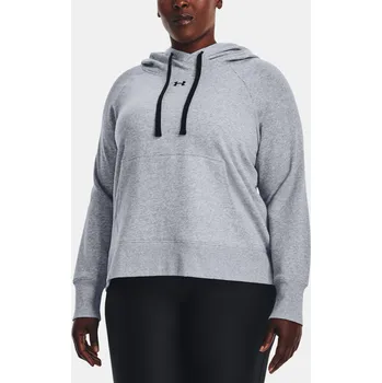 Dámská mikina Under Armour Rival Fleece HB Hoodie& 1357032-035 Šedá 2X