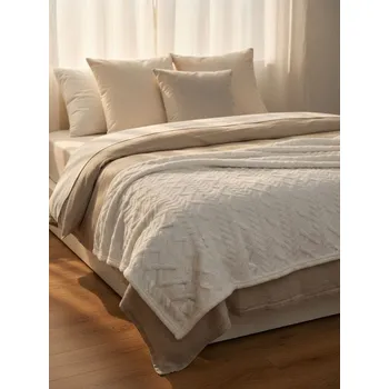 Přehoz na lůžko Sinsay - Přehoz na postel - krémová - 2678O-01X - 2678O-01X-ONE-6