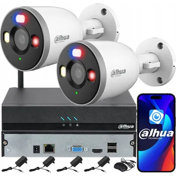 Bezpečnostní kamera Monitorovací sada DAHUA se 2 kamerami 5MPx F5D-PV Smart Dual Light Audio