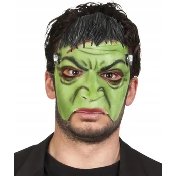 Karnevalová maska Maska na obličej Boland 005067 latexová příšera zelená