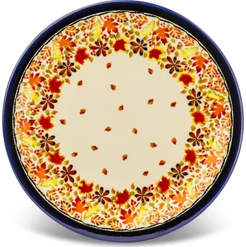 Talíř Ploché jídelní talíře Ceramika Bolesławiec 28 cm – dek. 1337A (druhá jakost)