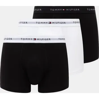 Boxerky Tommy Hilfiger pánské boxerky 3 pack černá + bílá - XL