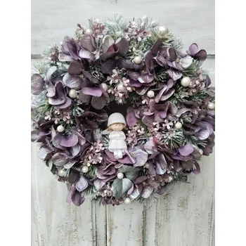 Věnec Zimní věnec s holčičkou