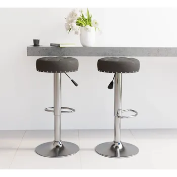 Stolička zahrada-XL Barové židle 2 ks černé textil 332977