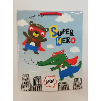 Dárková taška Dárková taška - 23 x 18,5 cm - dětská - Superhrdinové