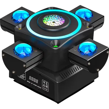 Hudebniny LED Otočná Disco Hlava Paprskové Světlo 4 Módy 540° DMX 100W se 4 Režimy Ovládání