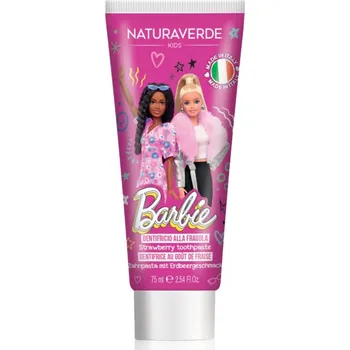 zubní pasta Barbie Naturaverde Kids zubní pasta pro děti 75 ml