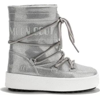 Dámská móda Dívčí kotníkové zimní boty MOON BOOT-JTRACK TUBE GLITTER, 001 silver Stříbrná 30