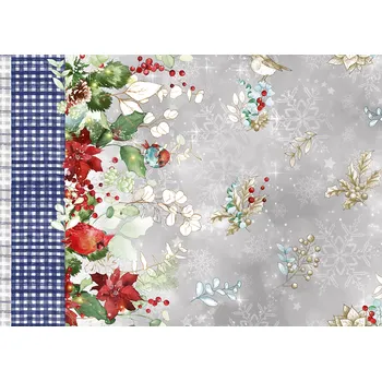 ubrus PVC ubrus VÁNOČNÍ SEN modrý 140x140 cm