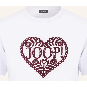Dámské tričko Joop! Dámské Tričko Tita, bílá / tmavě červená, 40
