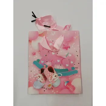 Dárková taška Dárková taška - 17 x 14 cm - Narození miminka - holčička 4