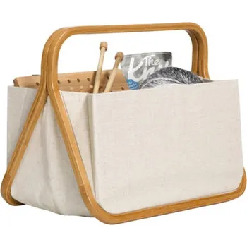 Organizér galanterie Prym 39426 skládací koš na šicí potřeby béžový