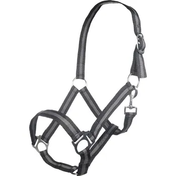 HKM Ohlávka Budapest HKM, black/grey FULL