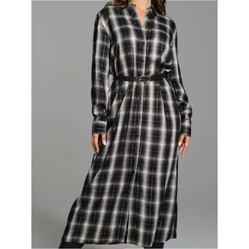 Dámské šaty Sinsay - Midi šaty s páskem - vícebarevná - 688FI-MLC - 688FI-MLC-XXL