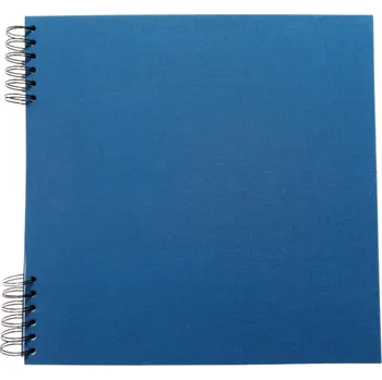 Scrap delux Album Delux tmavě modrá 31x31 černé listy