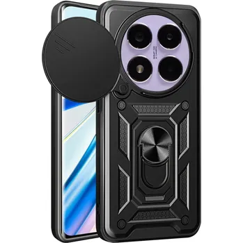 Pouzdro na mobilní telefon Kryt Armor Lens Xiaomi Redmi Note 14 Pro 5G ultra odolný černý (obal neboli pouzdro Xiaomi Redmi Note 14 Pro 5G)