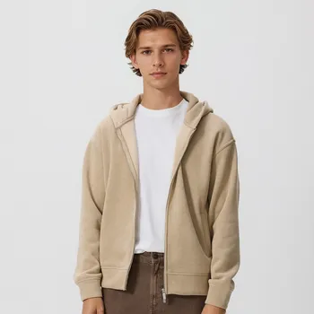 Pánská mikina Reserved - Mikina s kapucí - béžová - 8110H-08X - 8110H-08X-XL