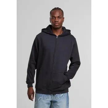 Pánské oblečení Basic Essential Zip Hoody navy Urban Classics černá 3443861