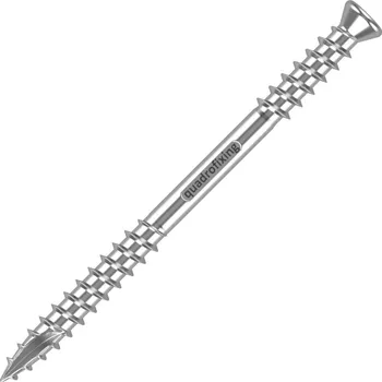 Vrut Terasový vrut pro boční kotvení, nerez A2 4,2 mm QUADROFIX HDS (200 ks)