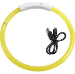 Reedog Full Light USB dobíjecí svítící obojek pro psy a kočky - žlutá - L