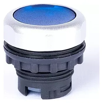 tlačítko NOARK 105622 Ex9P1 FI b Hlavice se zapuštěným tlačítkem, bez aretace, prosvětlená, modrá (NOARK 105622 Ex9P1 FI b)
