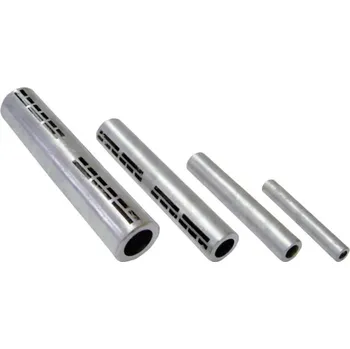 Kabelové oko Tracon AT25 Neizolované Al lisovací kabelové spojky 25mm2, (d1=7,4mm, L=75mm) (Tracon AT25)