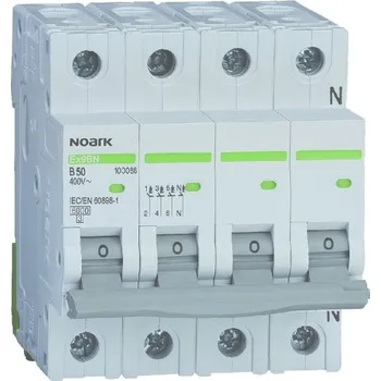 Jistič Noark 100086 Ex9BN 4P B32 Instalační jistič 6 kA, charakteristika B, 32 A, 4pól (Ex9BN 4P B32)