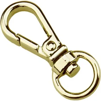 Pro Háčkování Karabina 10 mm zlatá