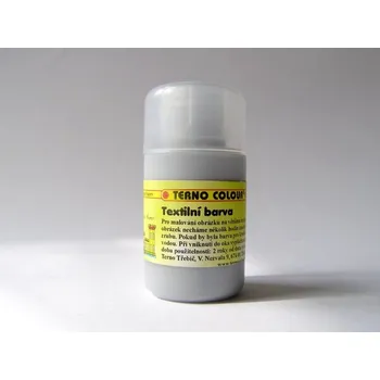 Výtvarná barva Barva na textil 20 g - odstín č.35 - světle šedá