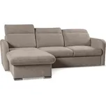 EMPIRIO rohová sedací souprava, univerzální, světle hnědá