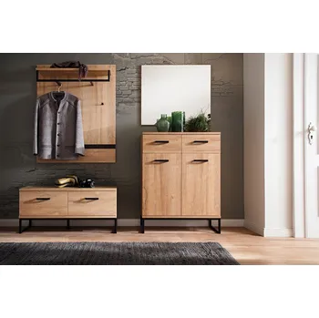 Předsíňová stěna Sestava nábytku do předsíně TOLEDO 2 dub grandson