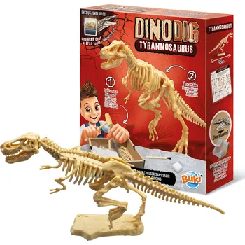 Dětská vědecká sada BUKI France BUKI DinoDIG T-REX vykopávka s kostrou a fosílií