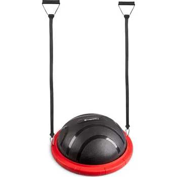 inSPORTline Balanční podložka Dome Edge s gumovými expandery 100 cm / 4,6 kg červeno-černá