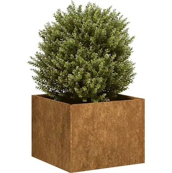 Truhlík OMAXI Truhlík rezavá 40x40x30 cm povětrnostně odolná ocel 676832