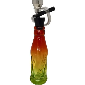 Čistič dýmky WeedShop Lahvový mini bong Rasta 16 cm