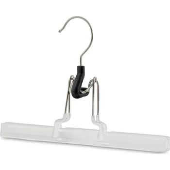 Ramínko MAWA kovové ramínko na kalhoty MAWAMAT, protiskluzové, 26 cm, bílé, 5 ks