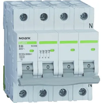modulární přístroj a rozvaděč Noark 100162 Ex9BN 3PN C40 Instalační jistič 6 kA, charakteristika C, 40 A, 3+Npól (Ex9BN 3PN C40)