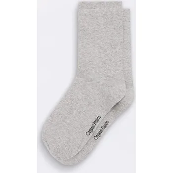 Pánské ponožky Organic Basics Core Crew Socks 2-pack Grey 39-42