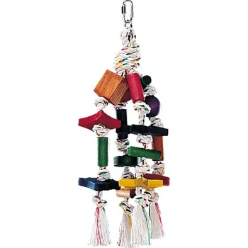 Pro ptáka Nobby Nobby barevná houpačka pro papoušky 30cm