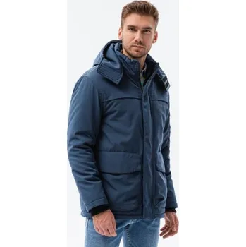 Pánská bunda Pánská bunda zimní prošívaná JULIUS tmavě modrá