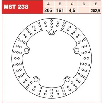 Brzda pro motocykl Brzdový kotouč TRW přední BMW R 1250 R, RS, RT rok 19-24