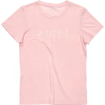 Dámské merino triko Devold Classic Flowers pink S