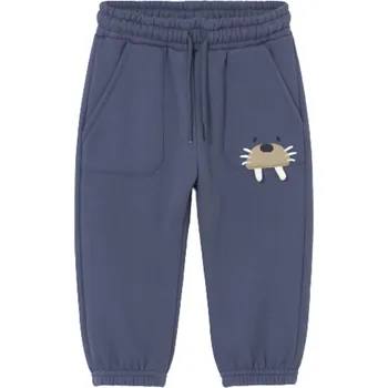 MAYORAL chlapecké fleecové tepláky mrož modrá vel. 80 cm