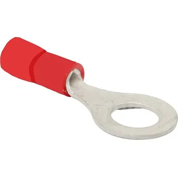 Kabelové oko Tracon PSZ35-8 Izolovaná Cu lisovací kabelová oka, červená, pocínovaná 35mm2, M8, (d1=9,4mm, d2=8,4mm),PVC (Tracon PSZ35-8)
