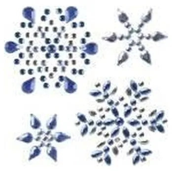 Set školních potřeb Kryształki samoprzylepne płatki śniegu 8szt