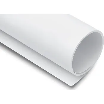 Fotopozadí FOTOGRAFICKÉ POZADÍ PVC PCV 100x200cm BÍLÉ VINYLOVÉ - WHITE 100/200cm 1x2m